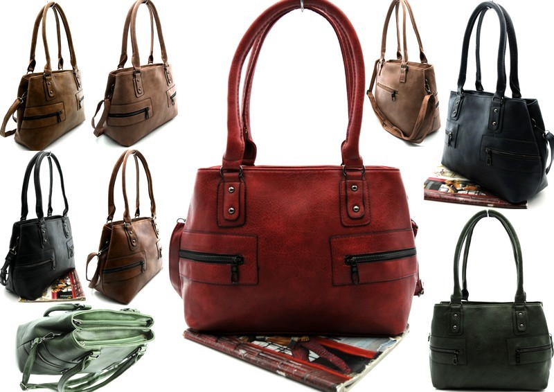 Torebka damska 3355 kuferek z kieszeniami (1)