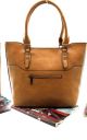 Torebka damska 3395 shopper musztarda