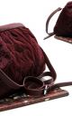 Torebka damska 3592 knedelek bordo